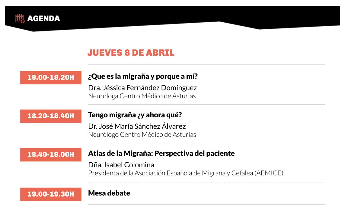 Dale Voz a Tu Migraa regresa online con el Centro Mdico de Asturias