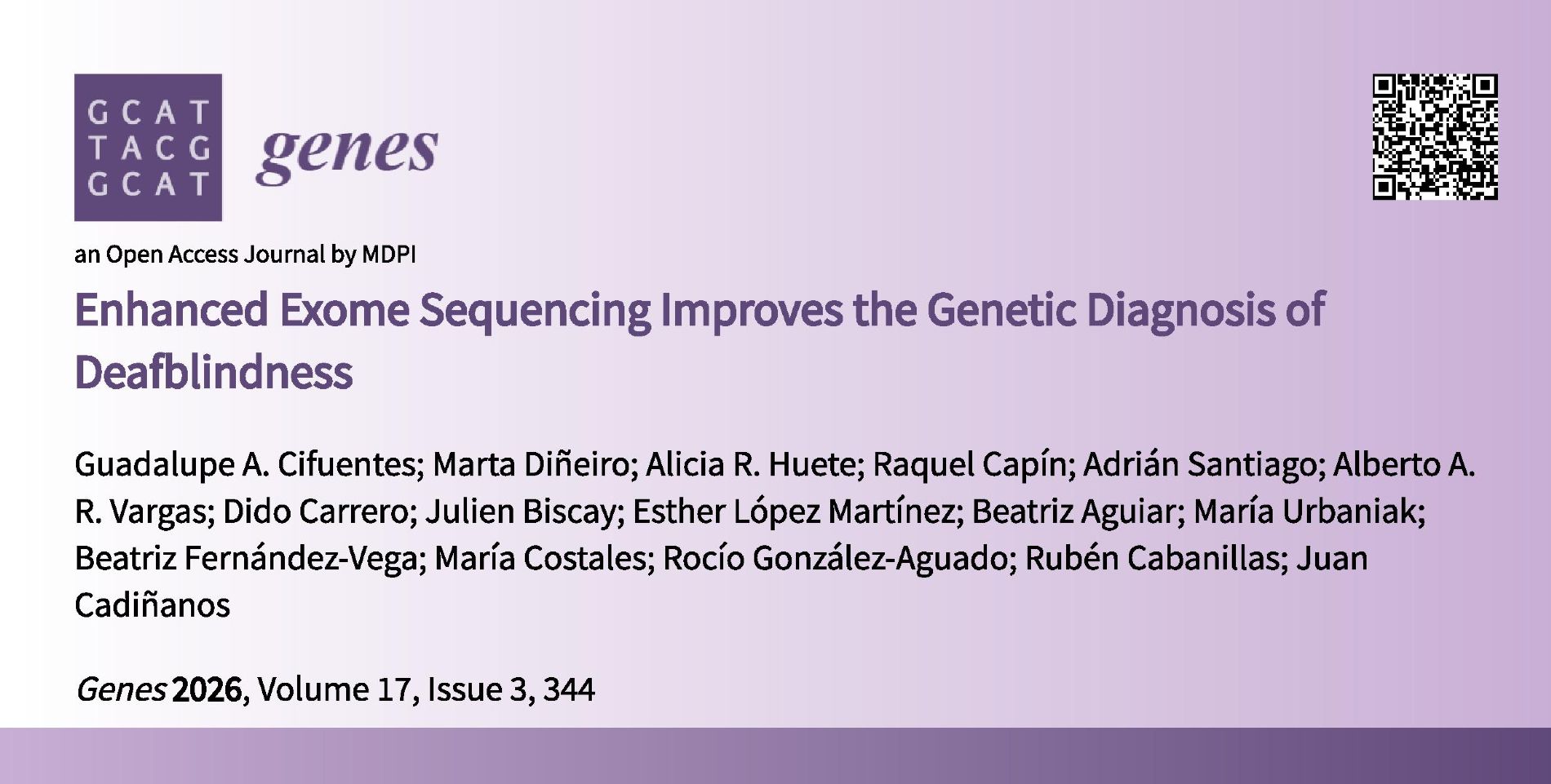 La Fundaci�n Centro M�dico de Asturias desarrolla un nuevo m�todo para el diagn�stico gen�tico de la sordoceguera