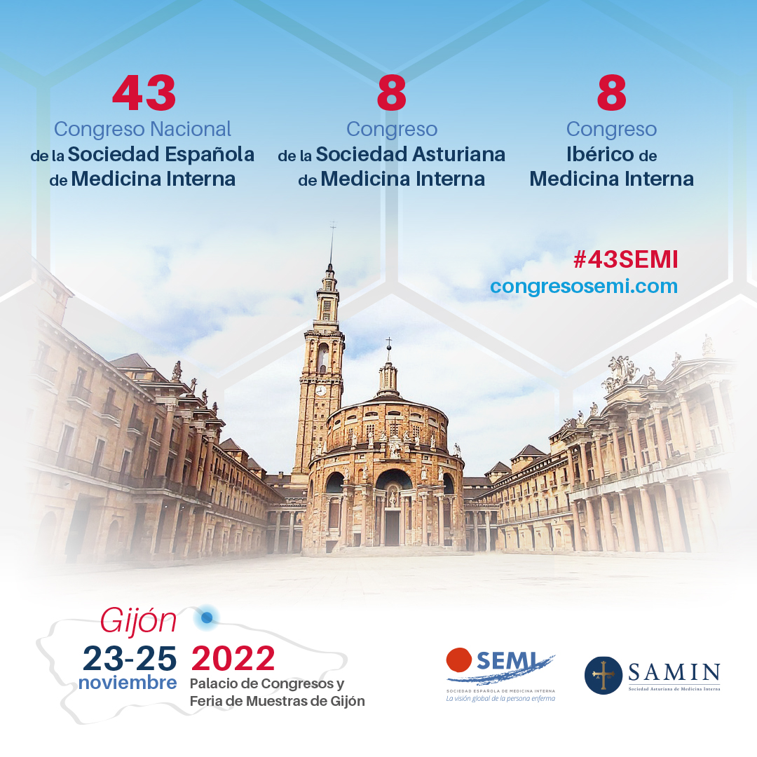 El equipo de Medicina Interna participó de forma activa en el 43º Congreso de la especialidad celebrado en Gijón